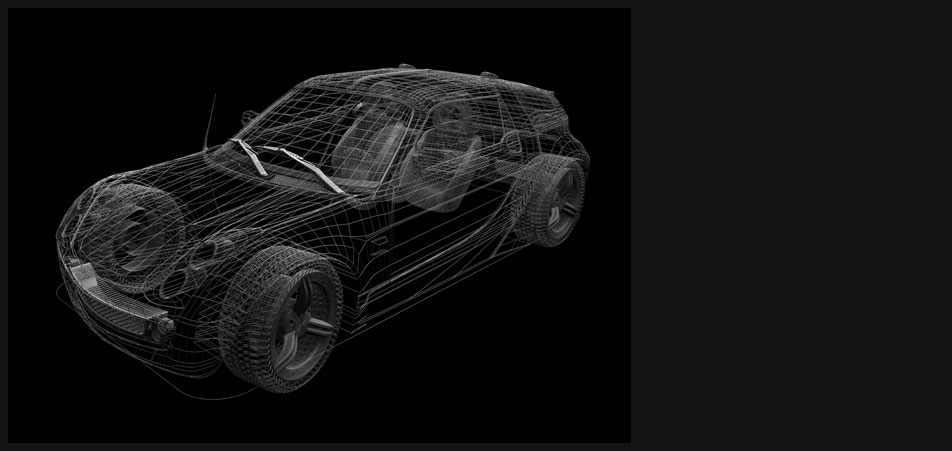 car wireframe