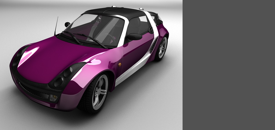 car rendered&lighted 1