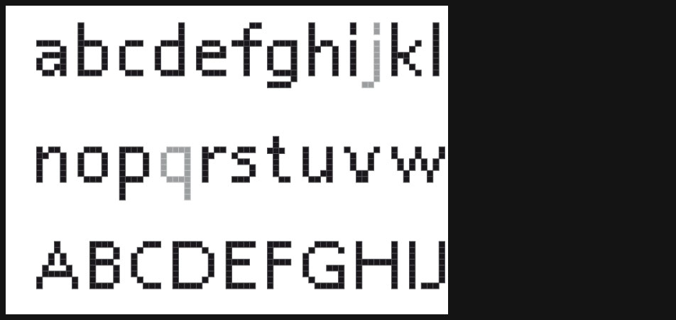 Xerox Star 8010 display fonts