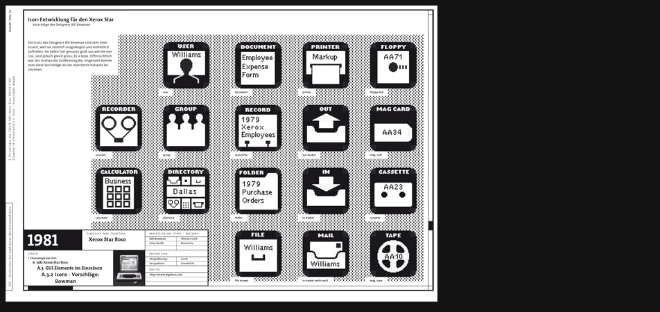 Xerox Star 8010 icons