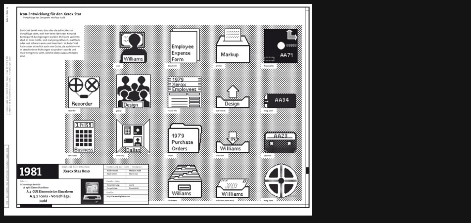 Xerox Star 8010 icons