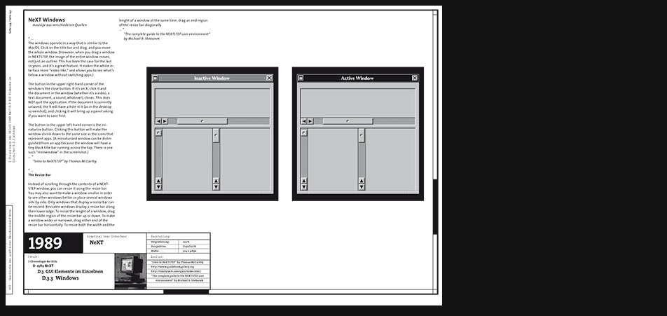 NeXT windows