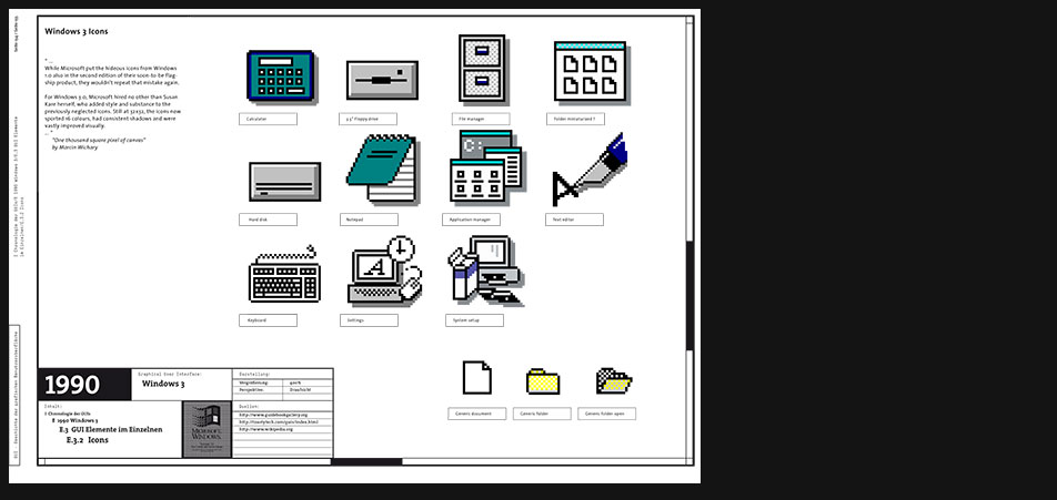 Windows 3 icons