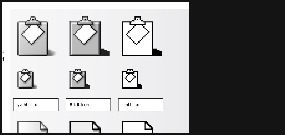 Mac OS 9 icons