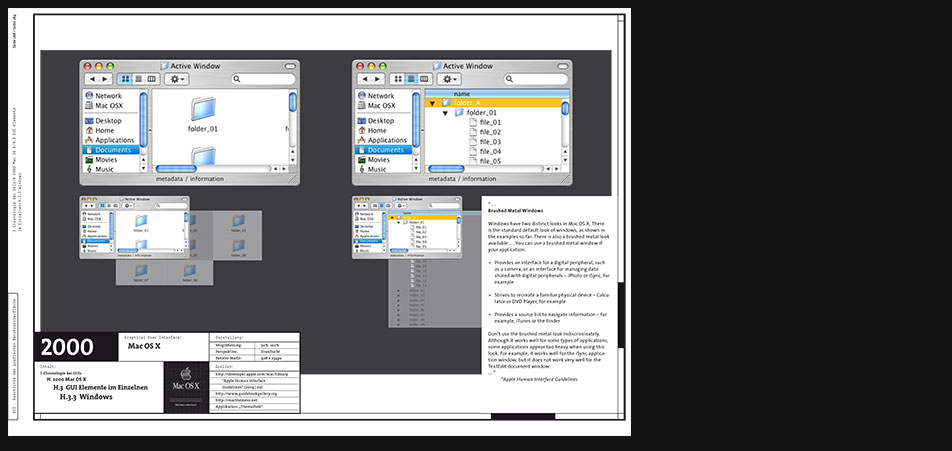 Mac OS X windows