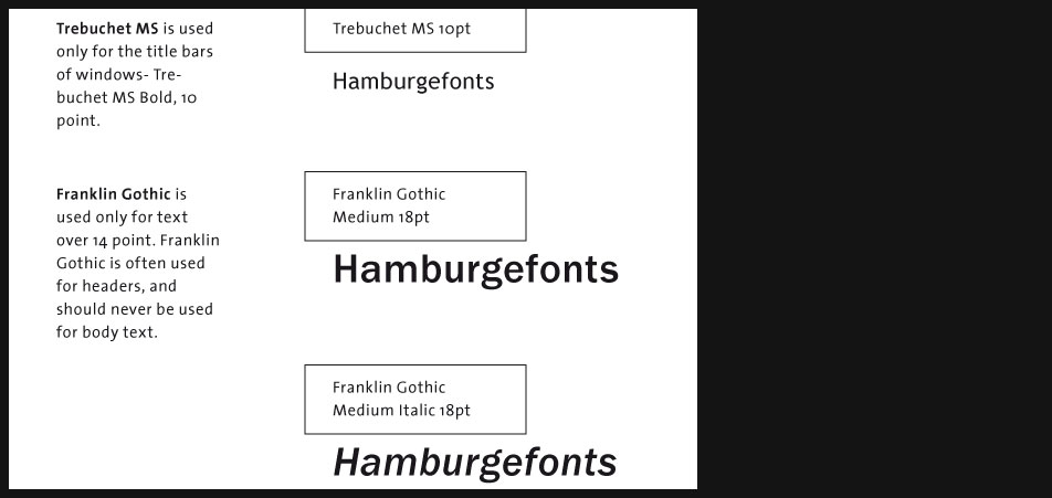 Windows XP typography