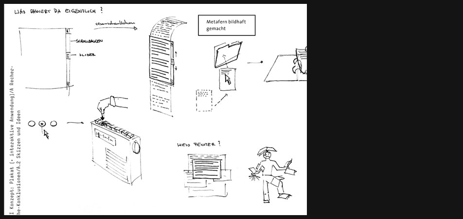 GUI history poster sketches