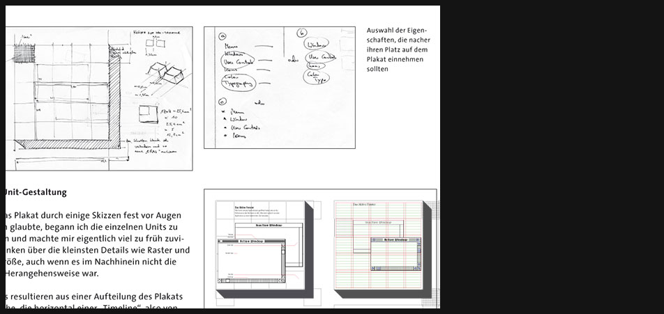 GUI history poster approaches