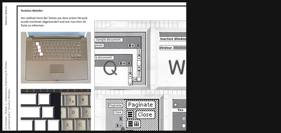 GUI history poster approaches