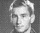 passport picture dithered